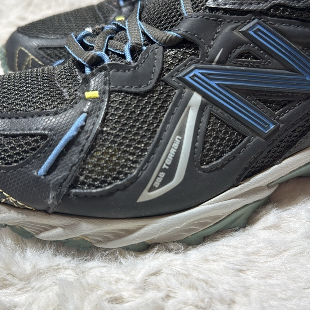 New Balance Womens 610 Trail Running Shoes 9.5 Gray Blue N-Fuse Sneakers USA - Picture 4 of 14